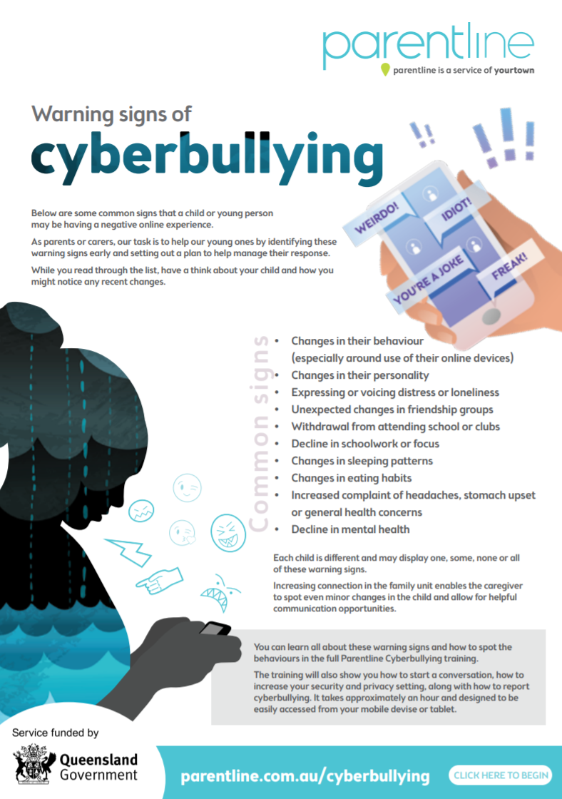 Cyberbullying eResources Parentline